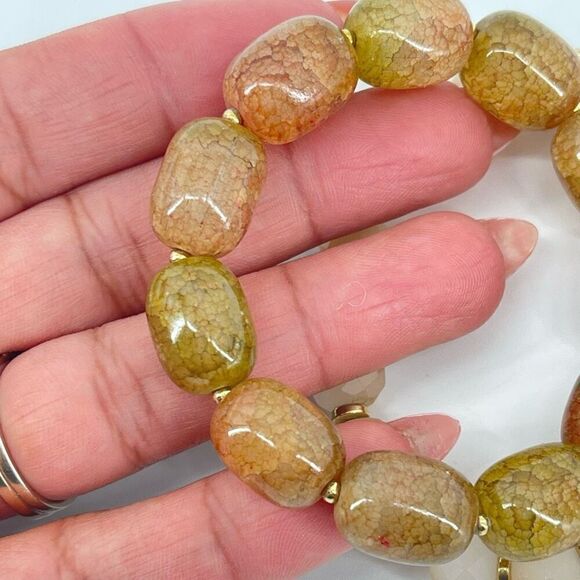 Pomina Women’s Neutral Bohemia Beaded Stretch Stackable Bracelet Set, Set of 3 - Picture 4 of 10